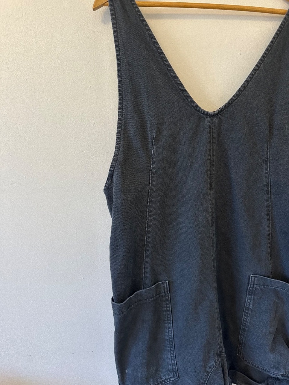 Free People x We The Free High Roller Shortall in Black | Size Large - Picture 6 of 10